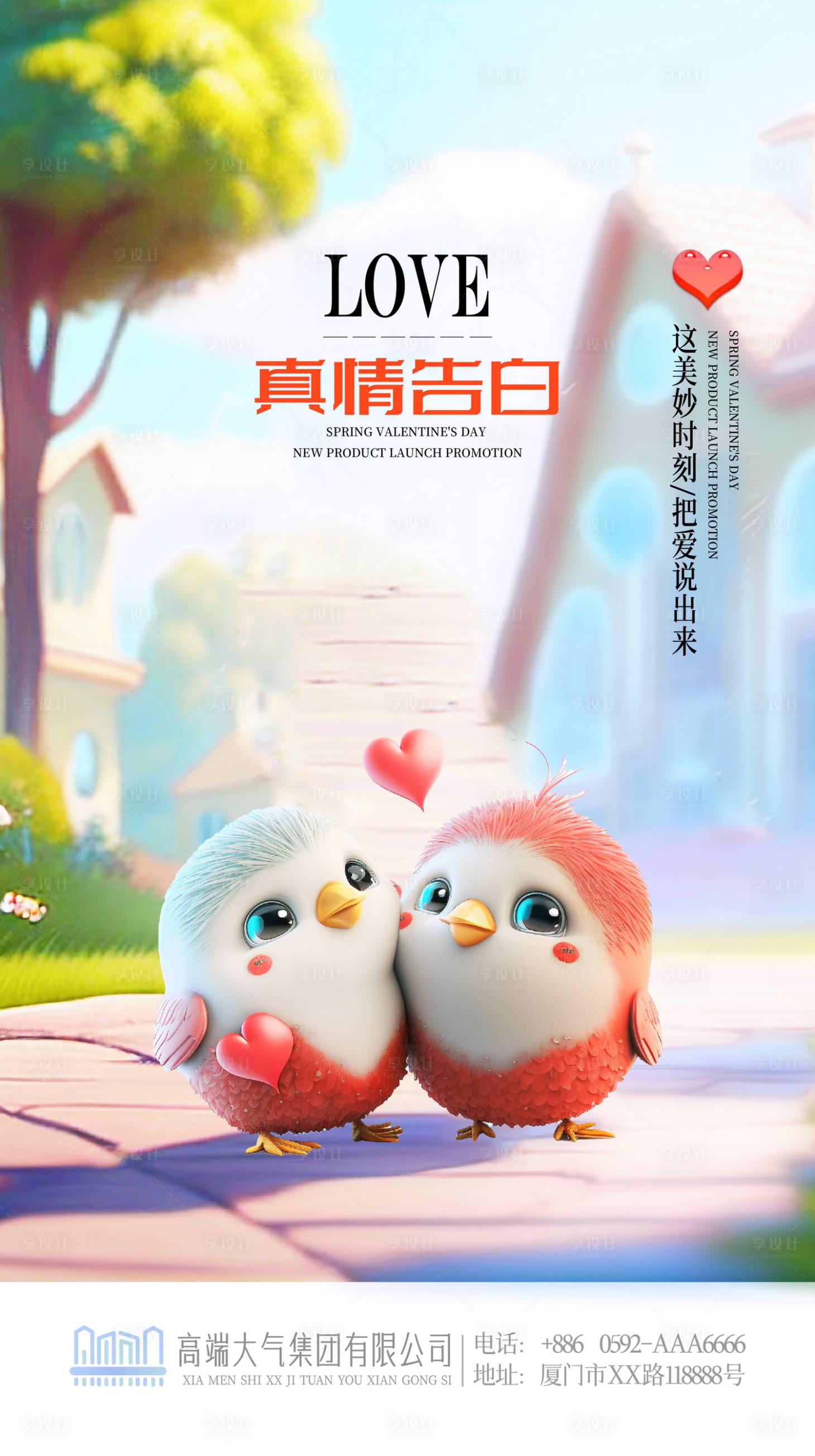 源文件下载【享设计】搜索编号：37180014502811772【情人节海报】