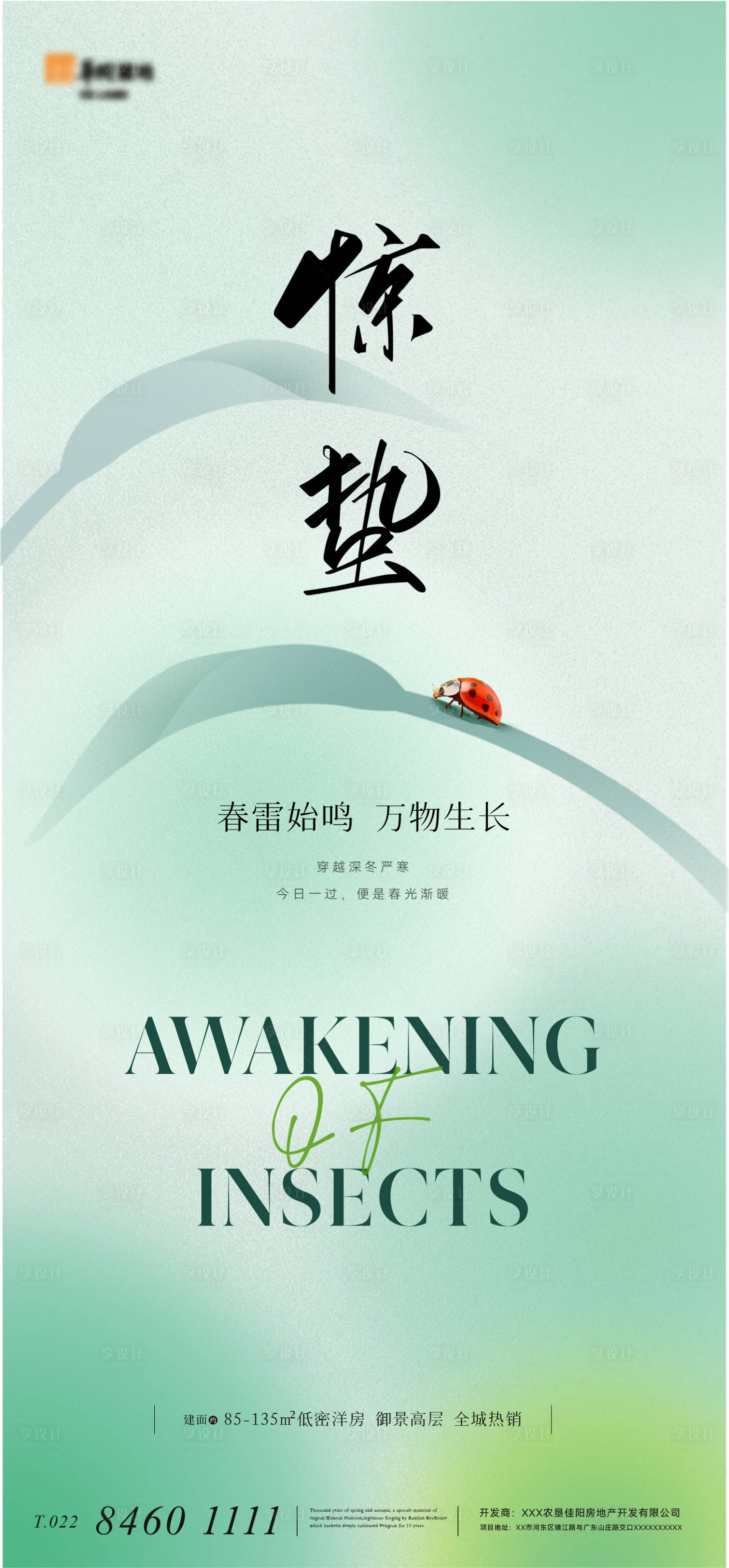 源文件下載【享設(shè)計】搜索編號：69970014909254834【地產(chǎn)二十四節(jié)氣驚蟄海報】