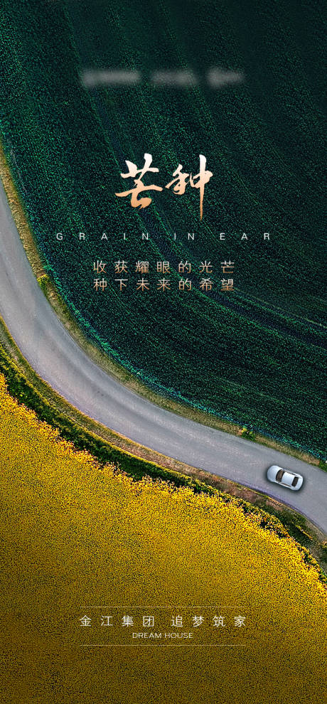 源文件下載【房地產芒種海報】編號：33460014715571694