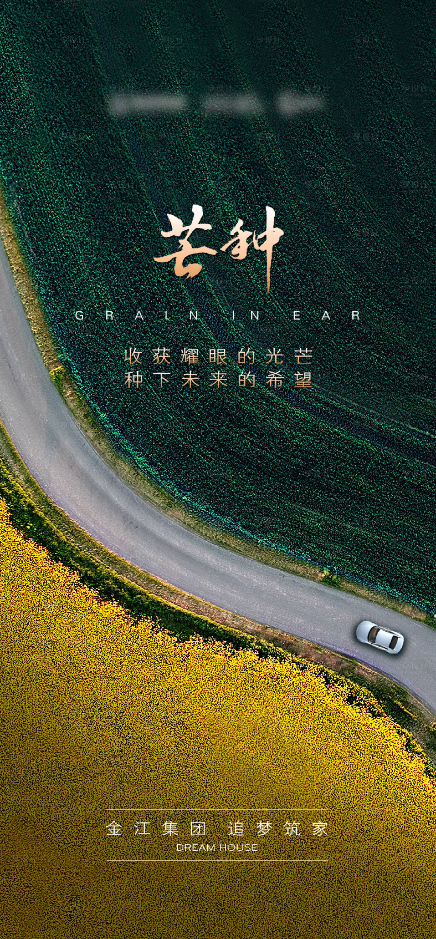 源文件下载【房地产芒种海报】编号：33460014715571694