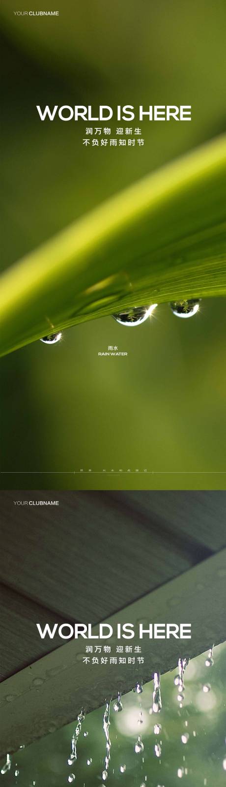 源文件下载【享设计】搜索编号：40210014521232151【雨水节气海报】