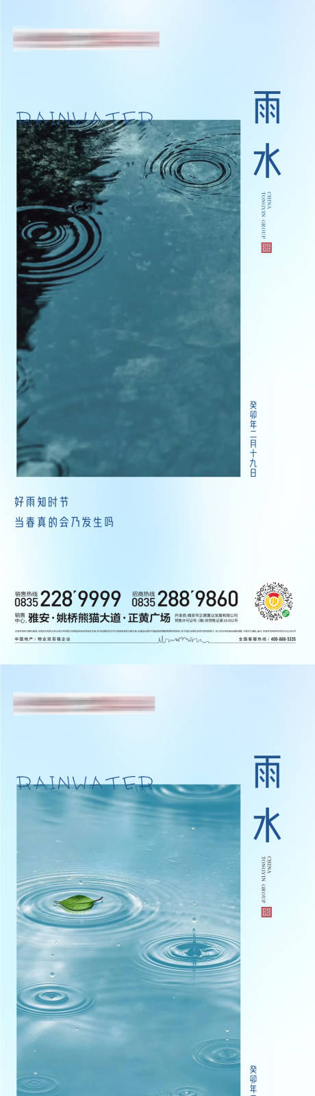 源文件下载【雨水海报】编号：65650014743526445