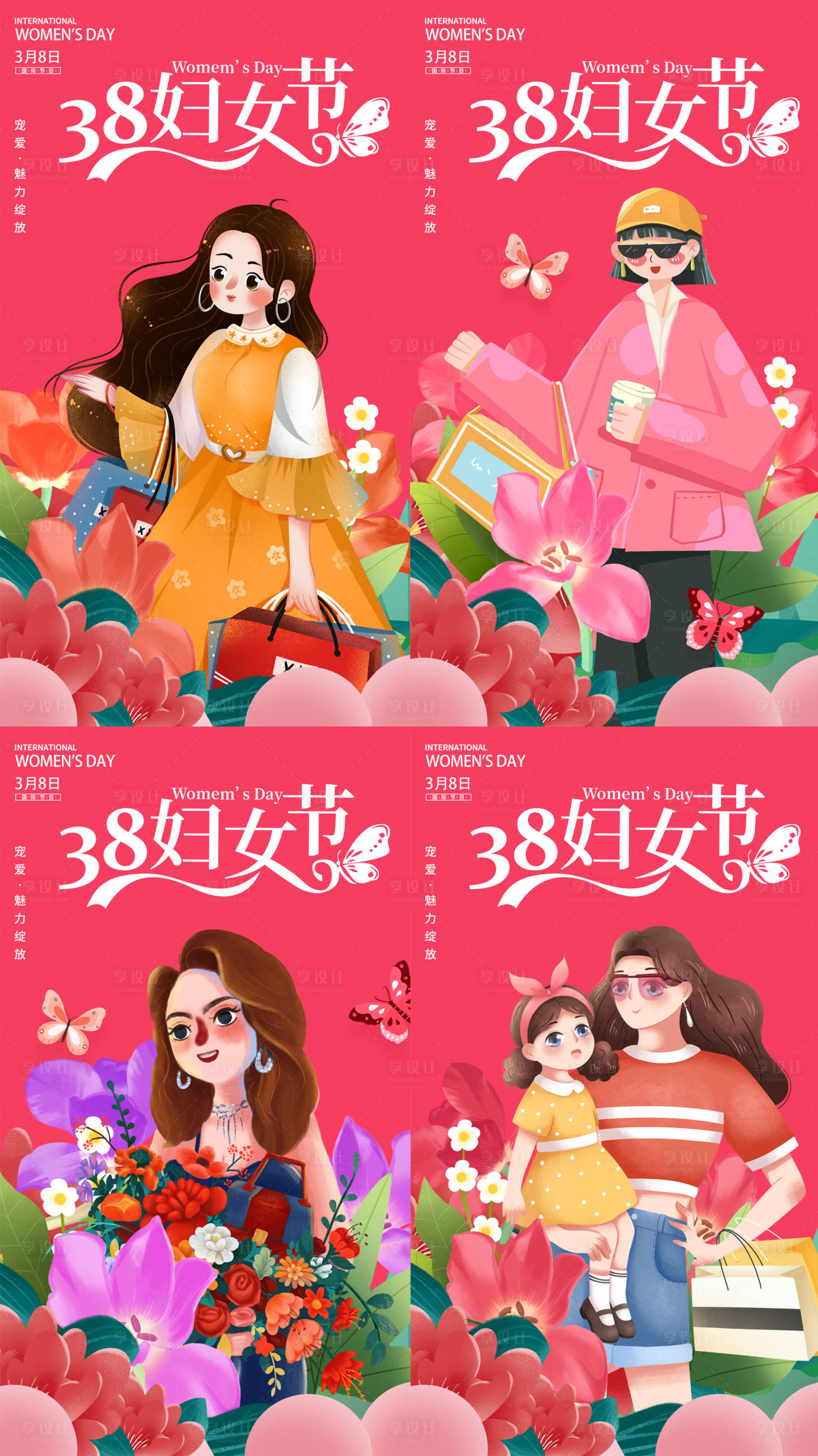 源文件下载【享设计】搜索编号：39240014992995602【38妇女节】