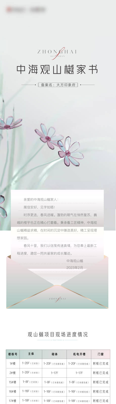 源文件下载【地产3月家书花鸟春天工程进度长图】编号：20230228160233141