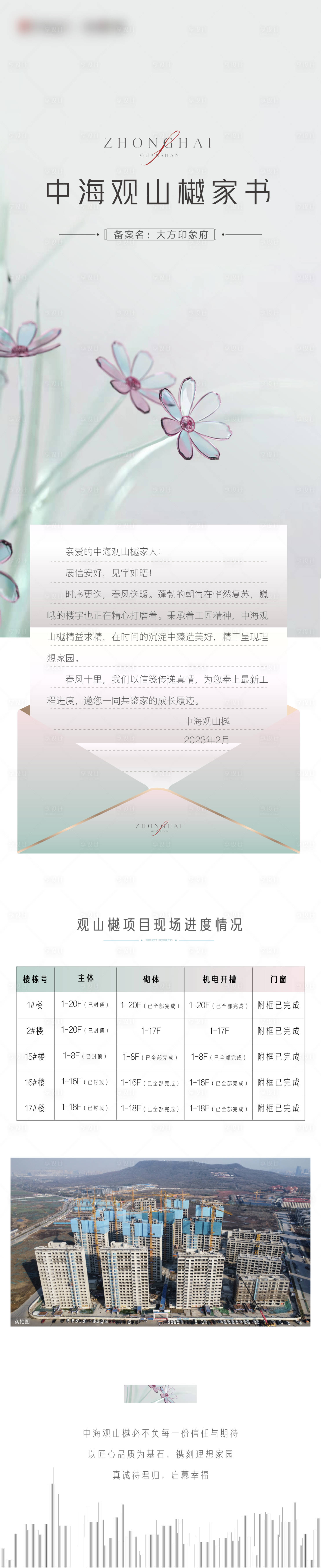 源文件下载【地产3月家书花鸟春天工程进度长图】编号：44050015037975682