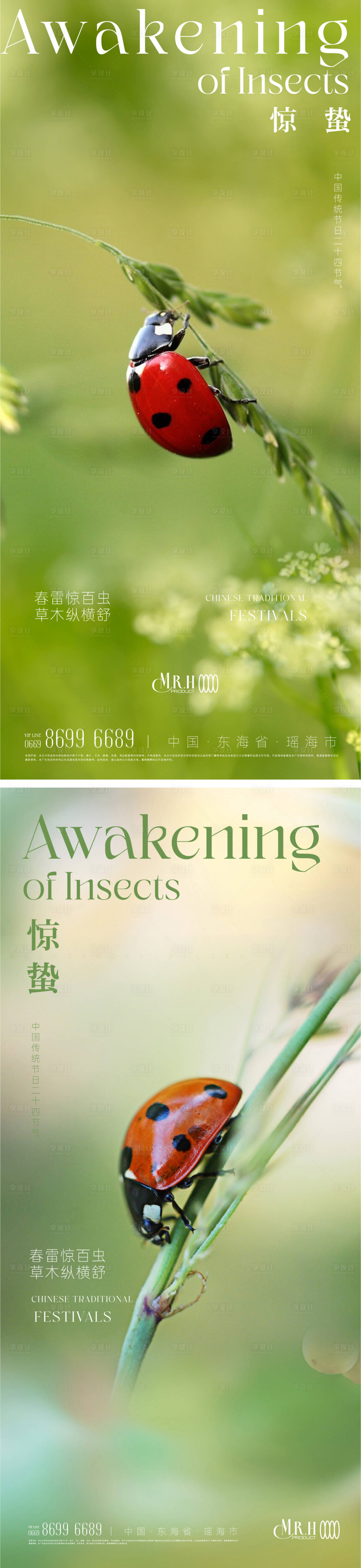 源文件下载【惊蛰节气海报】编号：74610014995655885