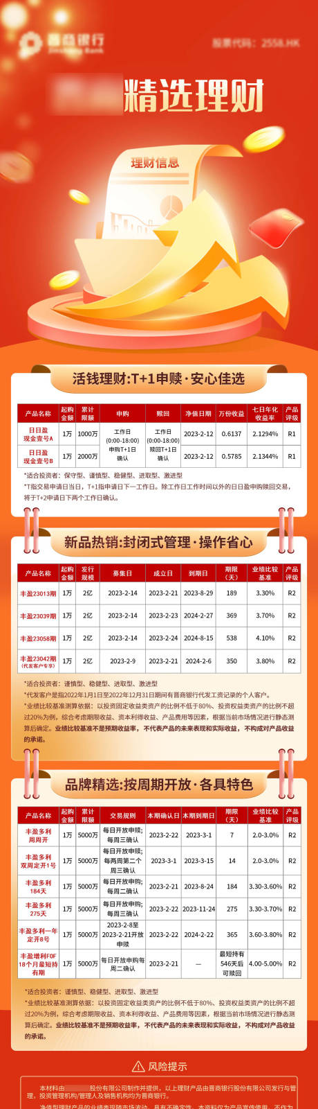 源文件下载【金融银行理财产品长图】编号：20230228151323791