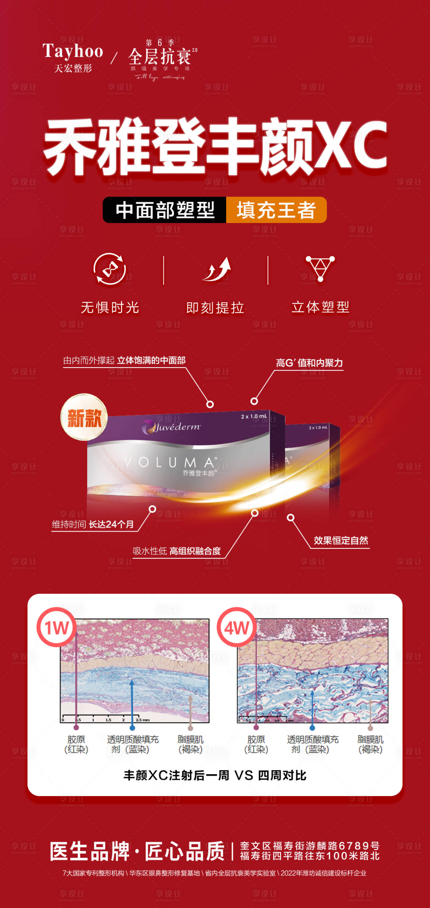 源文件下載【享設計】搜索編號：77070014505297432【醫美整形喬雅登豐顏XC玻尿酸海報】