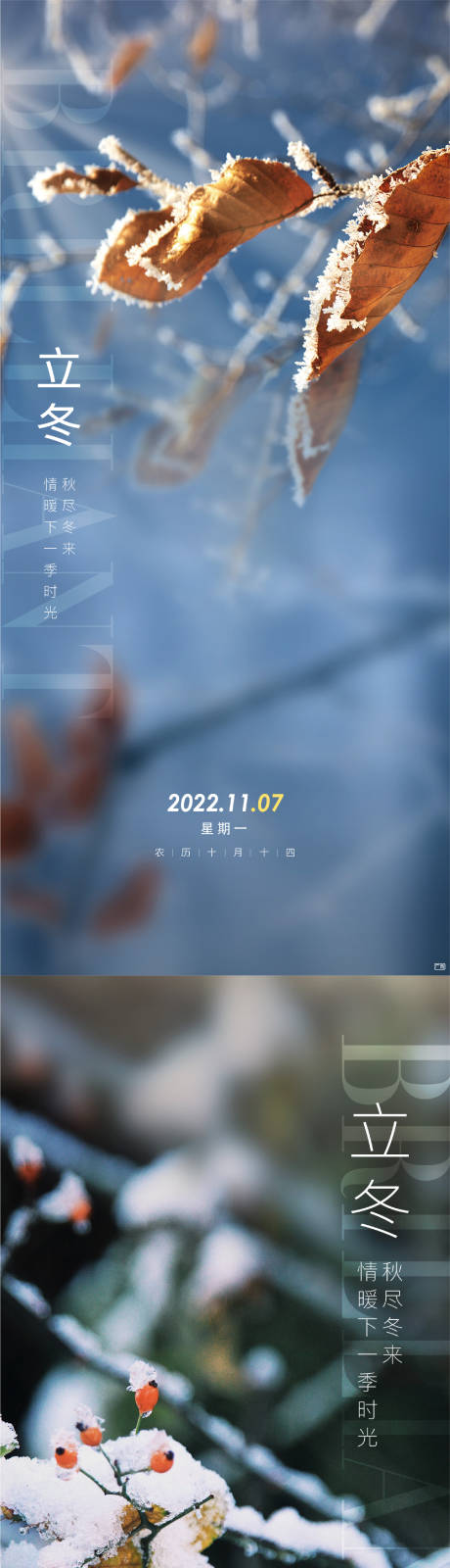 源文件下载【立冬海报】编号：19220014928837711