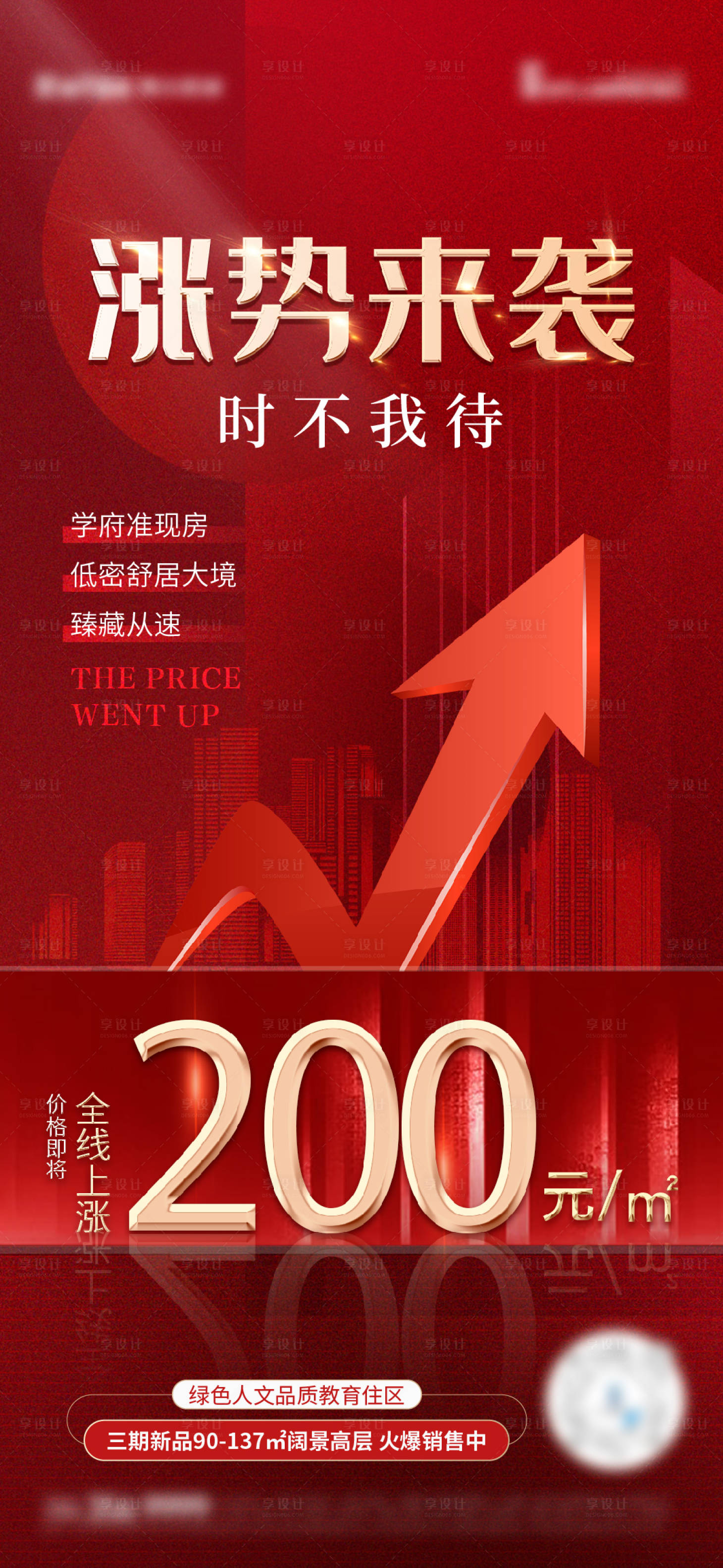 源文件下載【房地產價格上漲海報】編號：49700014649186512