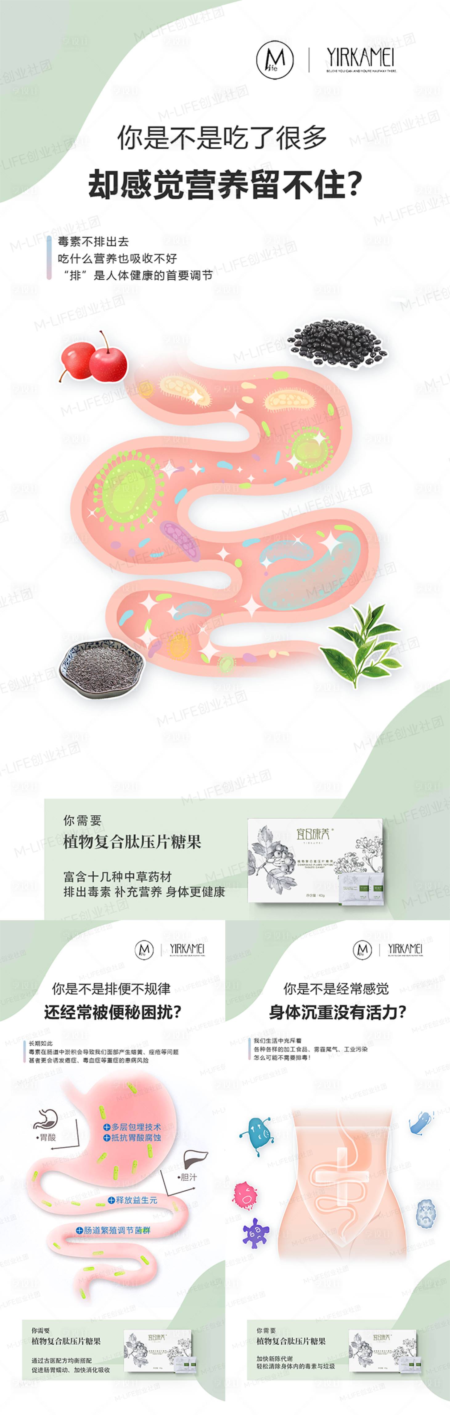 源文件下载【减肥产品系列海报】编号：23680014764554787