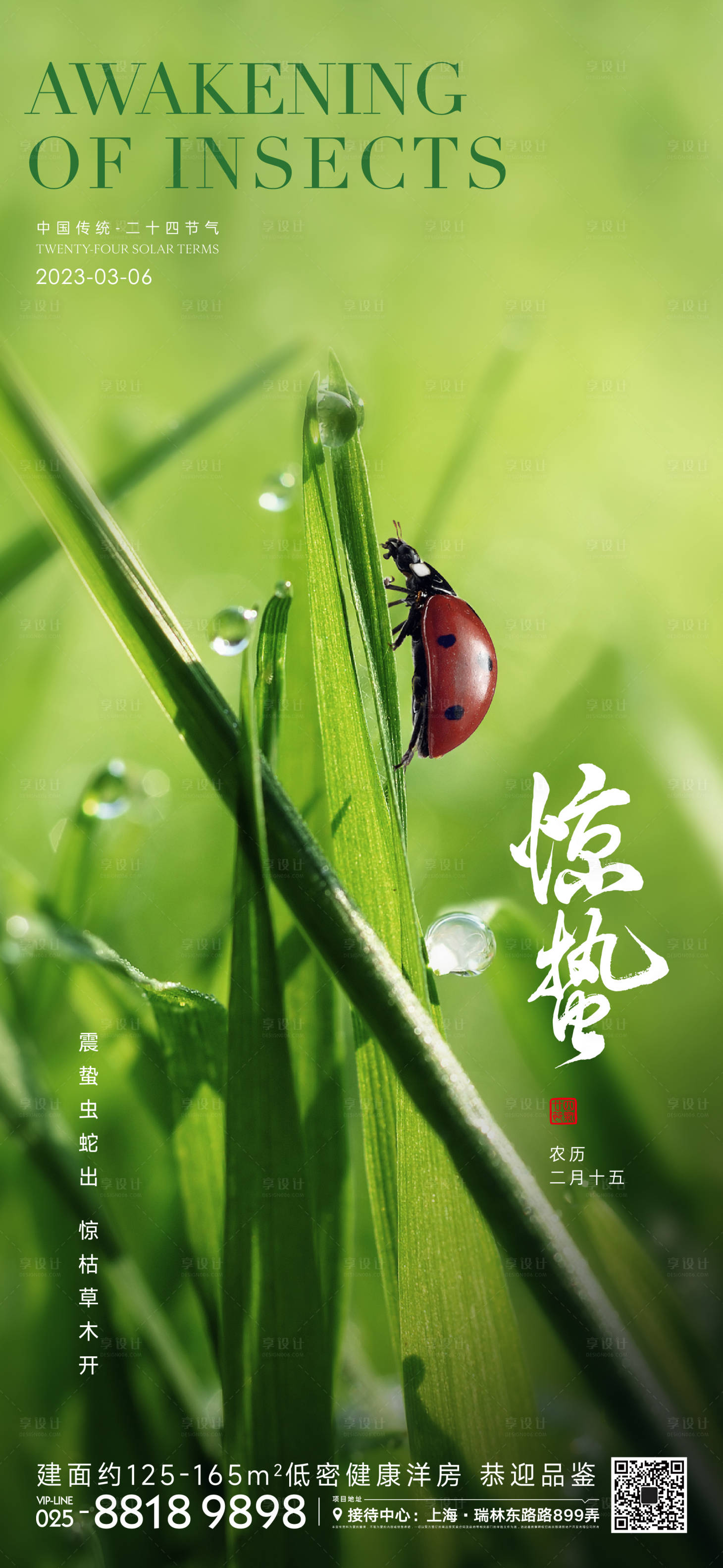 源文件下载【享设计】搜索编号：56350014677396622【惊蛰节气海报】