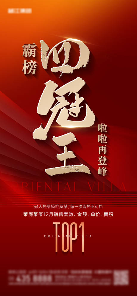 源文件下载【地产年终四冠王海报】编号：34580014902874674