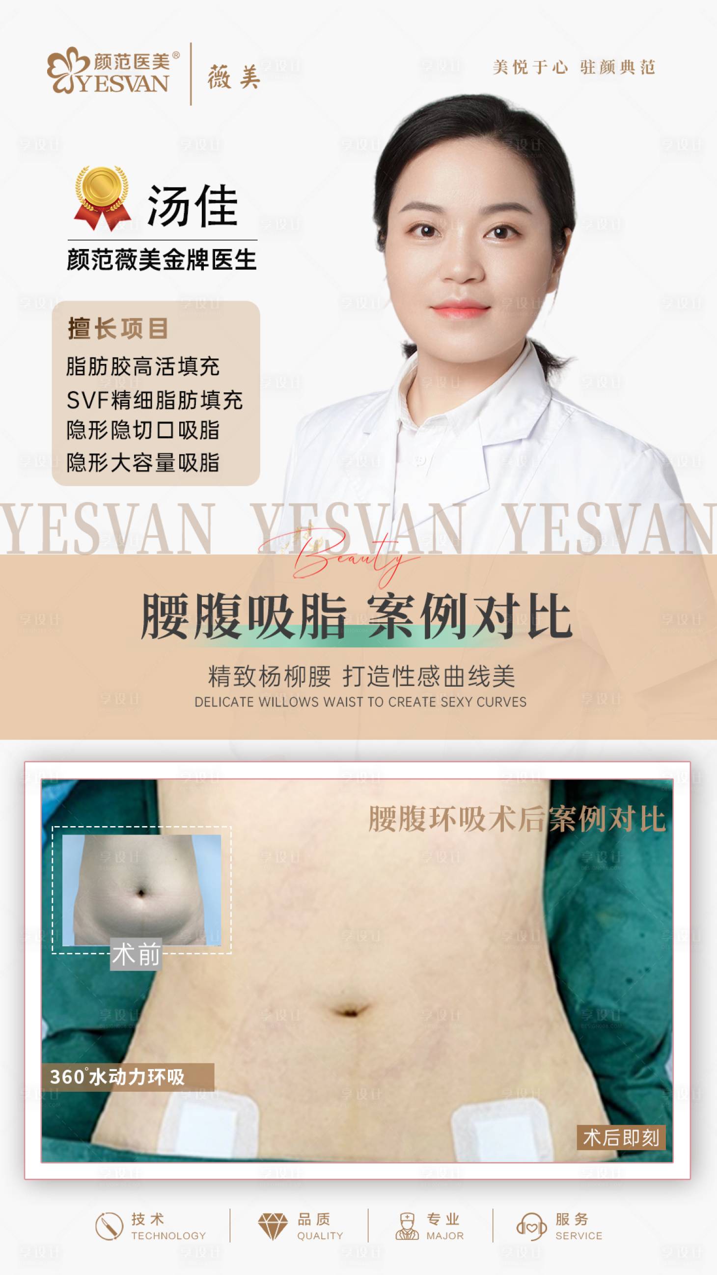 源文件下載【享設(shè)計(jì)】搜索編號(hào)：71540014825348013【醫(yī)美整形人物案例海報(bào)】