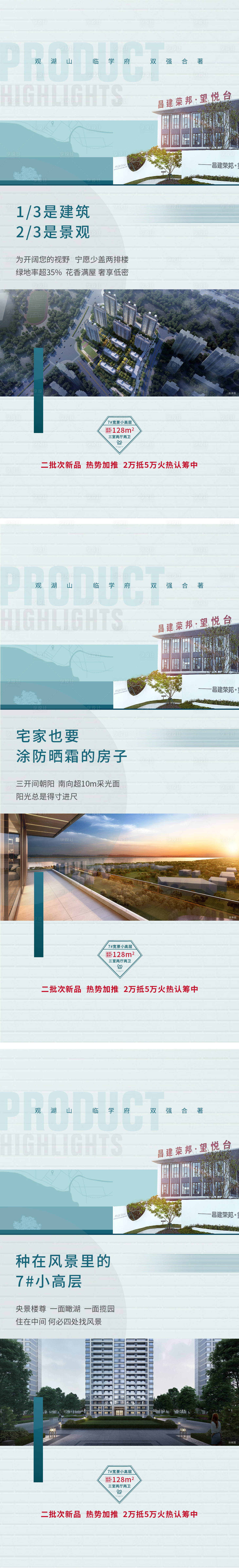 源文件下载【地产小高层加推系列海报】编号：22500014897396756