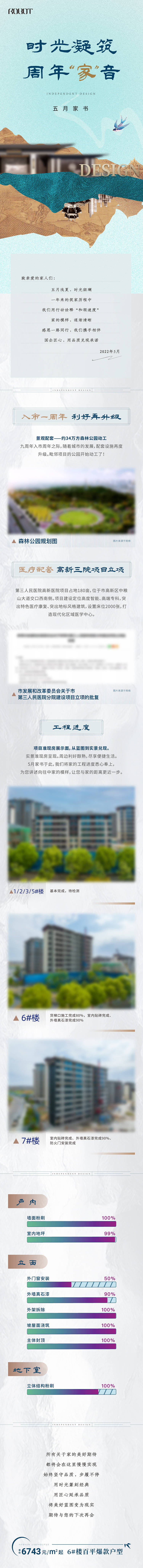 源文件下载【地产新中式工程播报家书微信长图】编号：44030015044028452