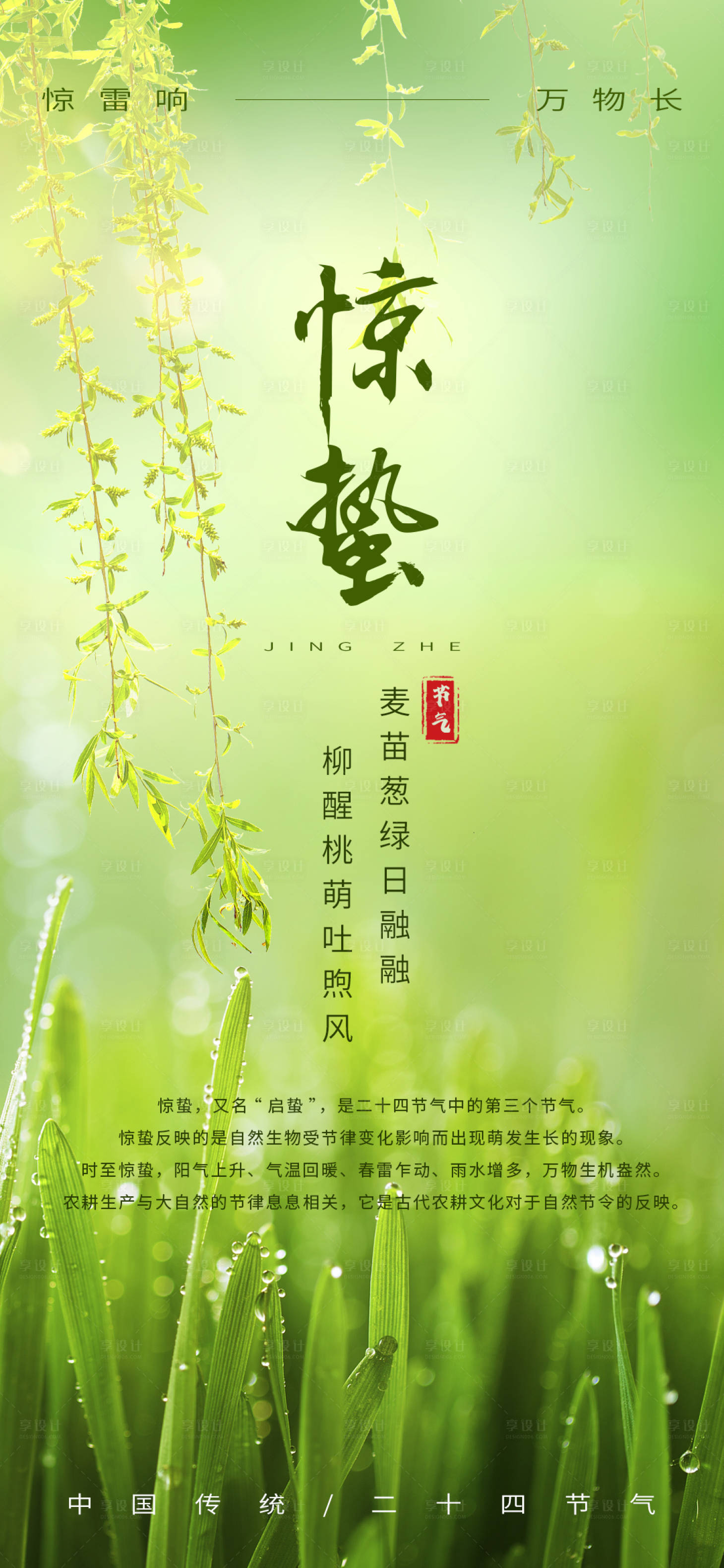 源文件下載【享設(shè)計(jì)】搜索編號(hào)：75730014905153007【驚蟄節(jié)氣海報(bào)】