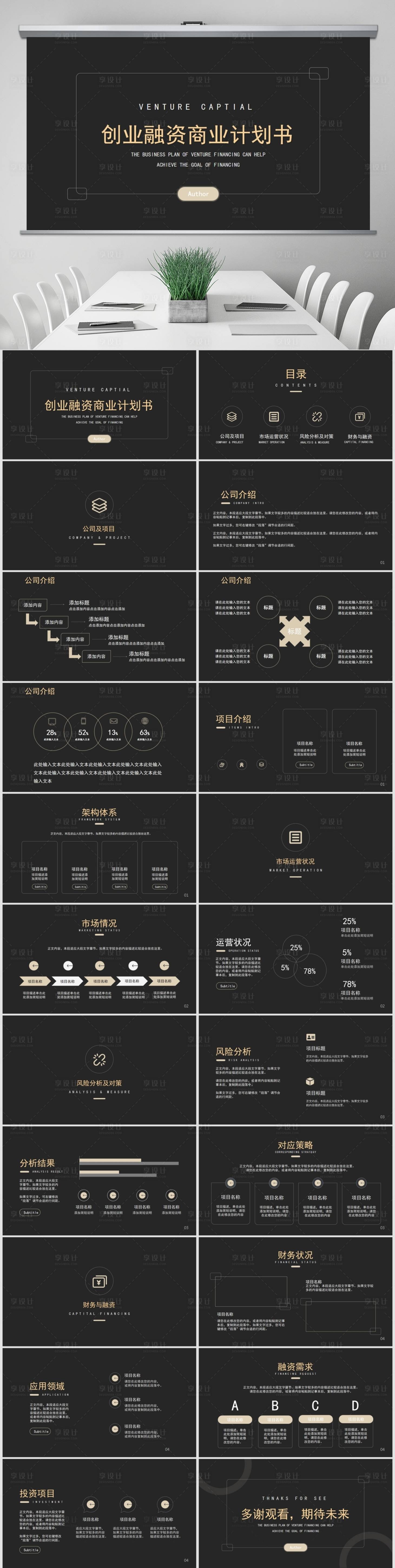 源文件下载【享设计】搜索编号：40450015023309869【商业计划PPT】