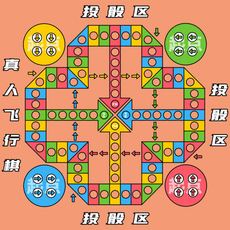 源文件下载【真人飞行棋地图可修改】编号：56440015006597825
