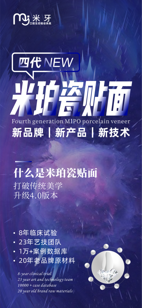 源文件下载【口腔牙贴面升级海报】编号：45000014891252975