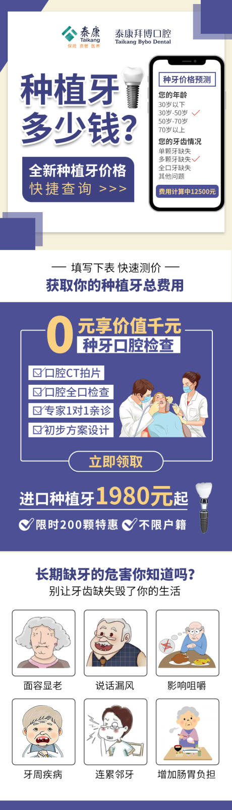 编号：20230203094507094【享设计】源文件下载-种植牙测费信息流长图