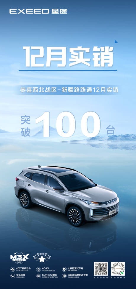 源文件下载【享设计】搜索编号：20940014674086718【汽车月度战报海报】