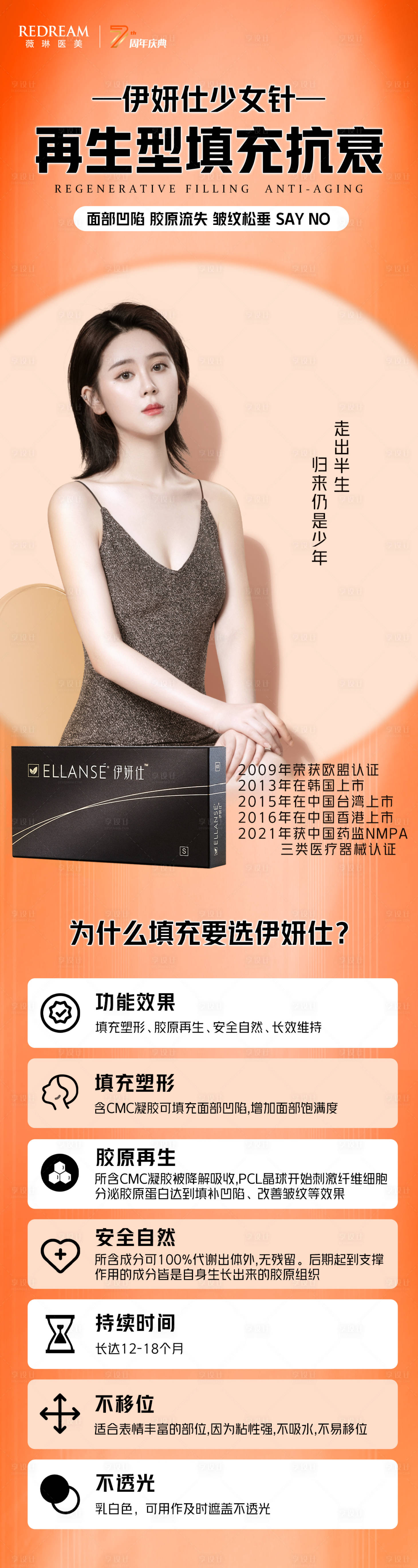 源文件下載【享設計】搜索編號：36100014533633709【醫美伊妍仕少女針海報】