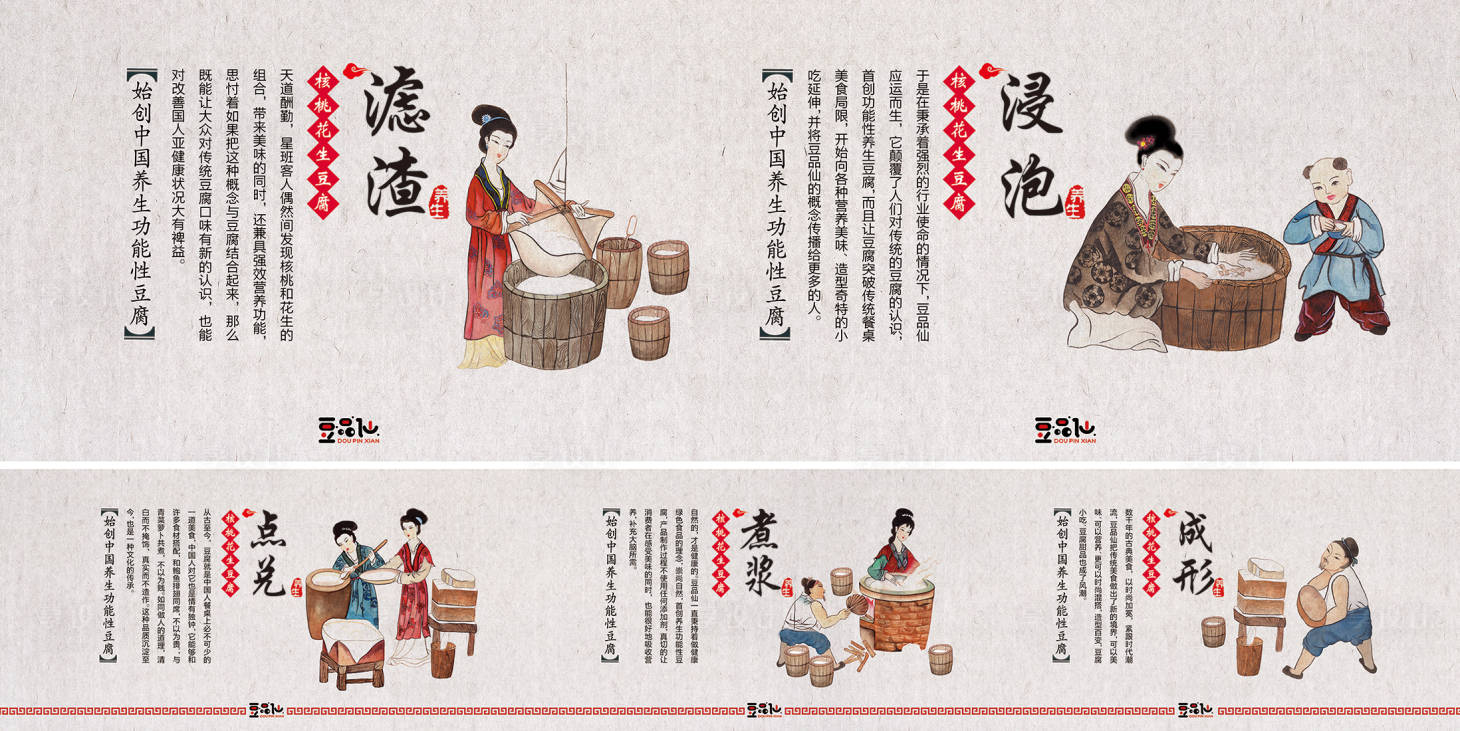源文件下载【享设计】搜索编号：79310014696539666【手制豆腐主形象海报展板】