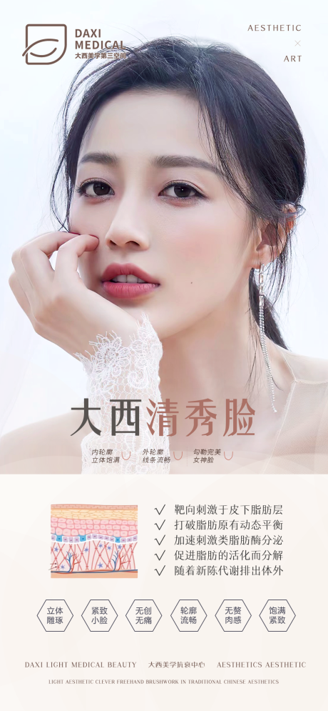 源文件下载【医美品项轮廓提升海报】编号：51730014941042687