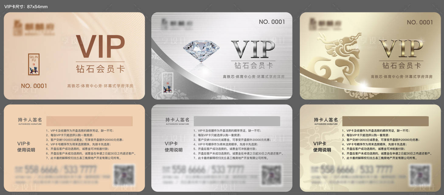 源文件下载【VIP卡设计】编号：54920014648431042