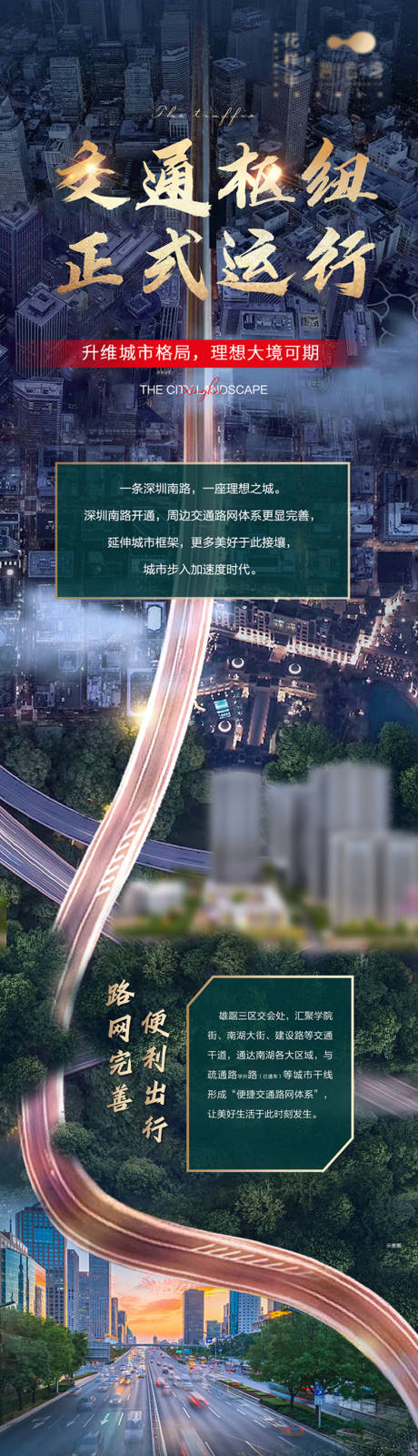 源文件下载【地产交通长图海报】编号：77950014881163153