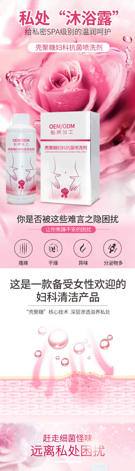 源文件下载【壳聚糖妇科抗菌喷洗剂电商详情页】编号：89150014802141905