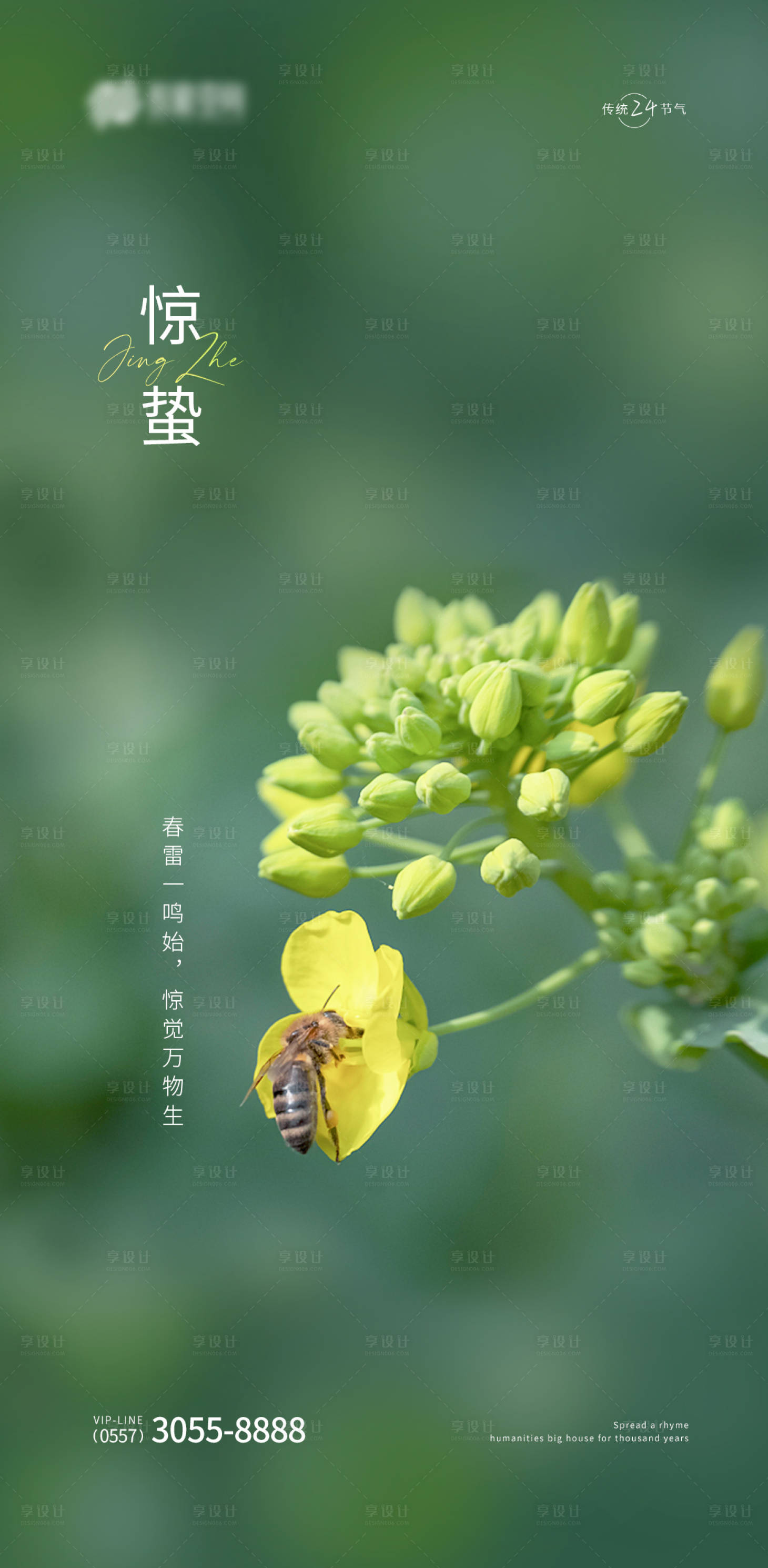 源文件下载【享设计】搜索编号：22070015040476309【惊蛰节气海报】