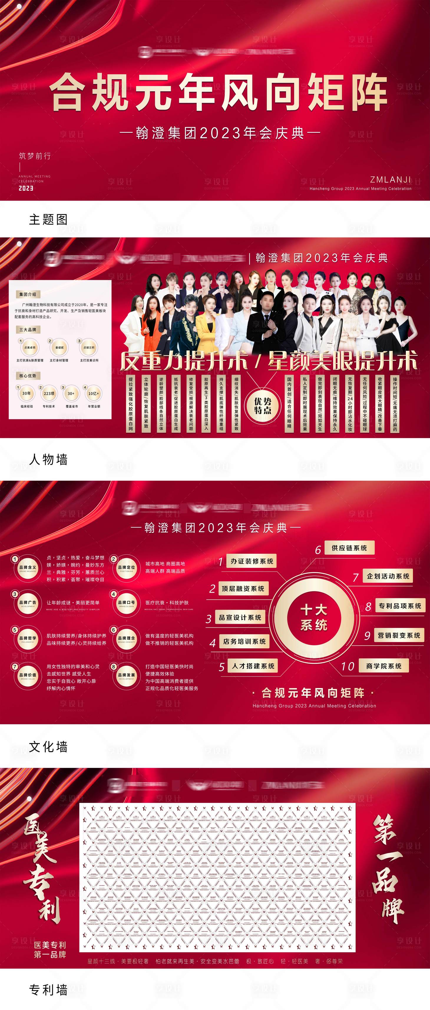 源文件下载【享设计】搜索编号：64220014570625676【美业会议系列背景板】