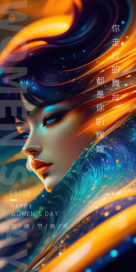 源文件下载【妇女节海报】编号：40200014755737928