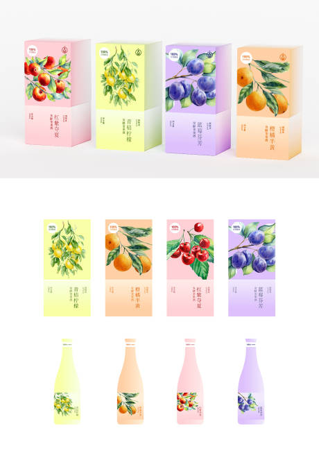 源文件下载【果酒包装设计】编号：26680014881912867