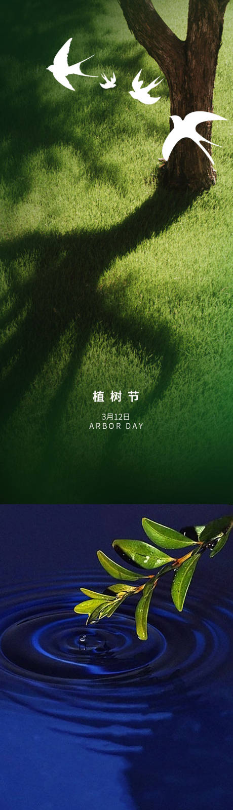 春分植树节系列海报-源文件【享设计】
