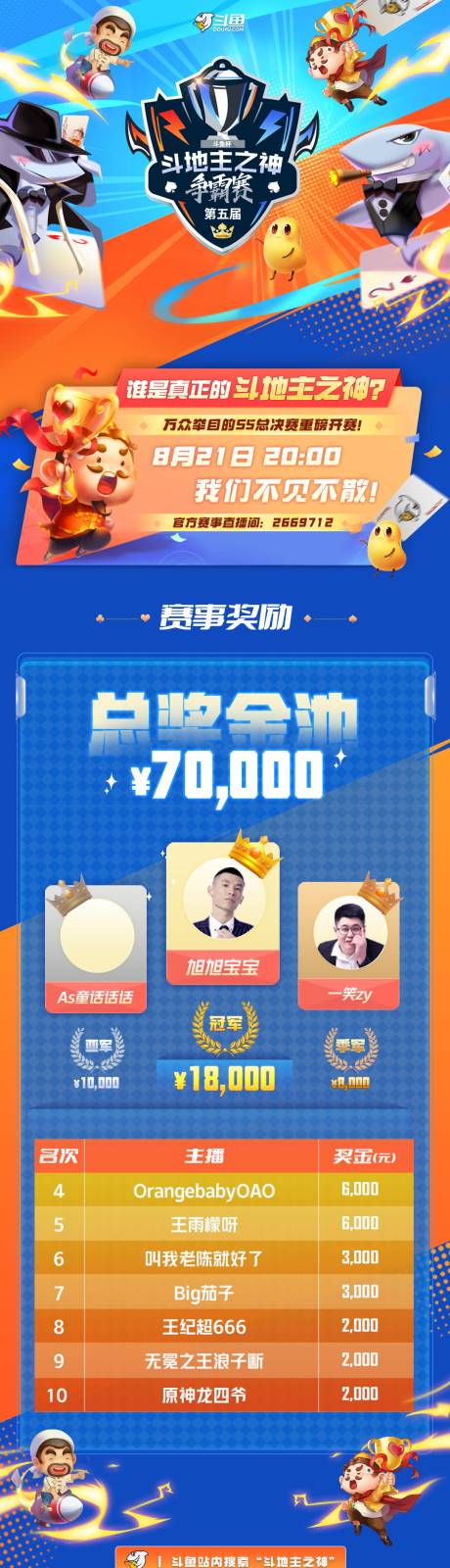 源文件下載【享設計】搜索編號：25390014547375397【歡樂斗地主獲獎名單海報】