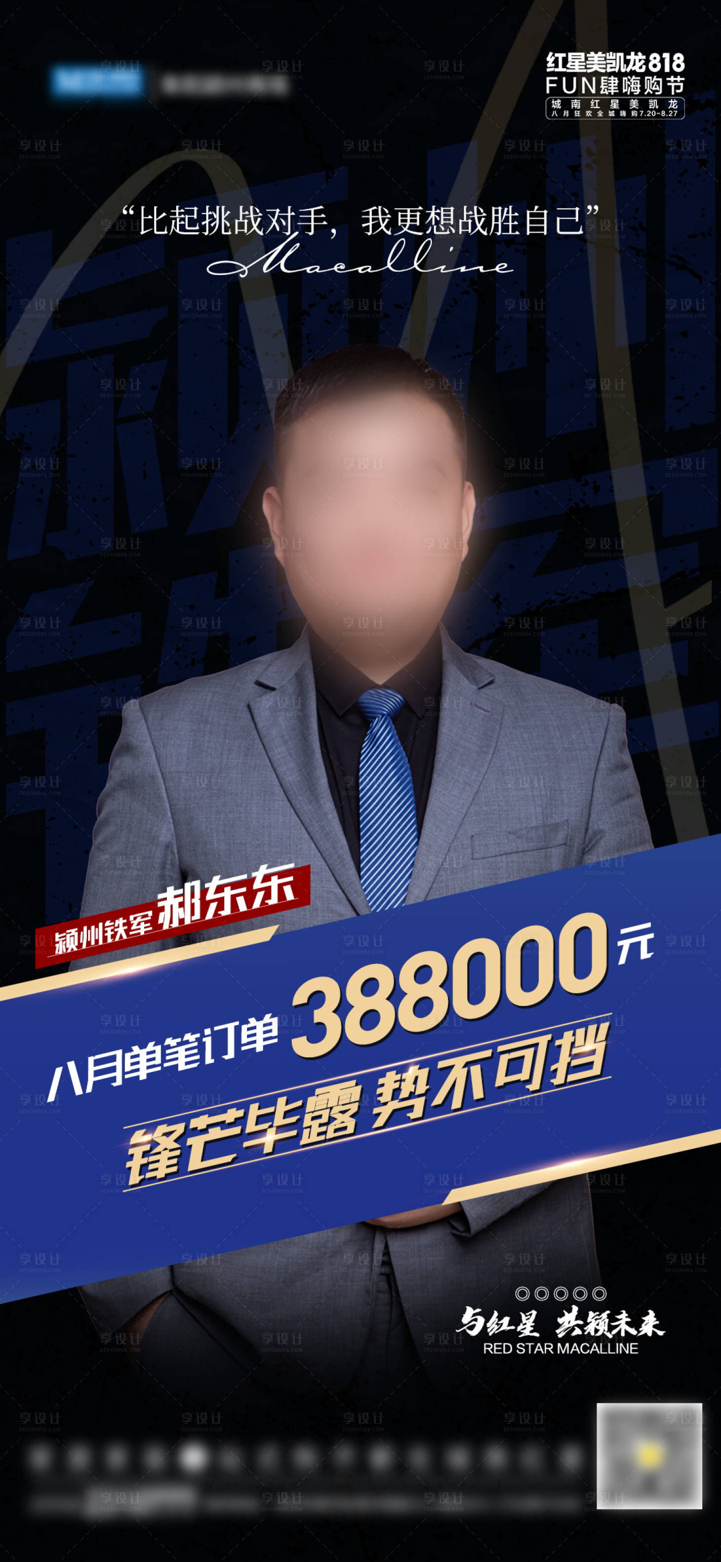 源文件下載【享設計】搜索編號：90500015001138042【地產銷售戰報簡約海報】