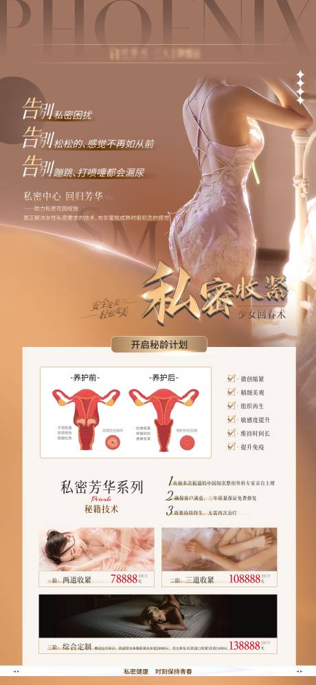 源文件下载【医美私密海报】编号：55640014487641822