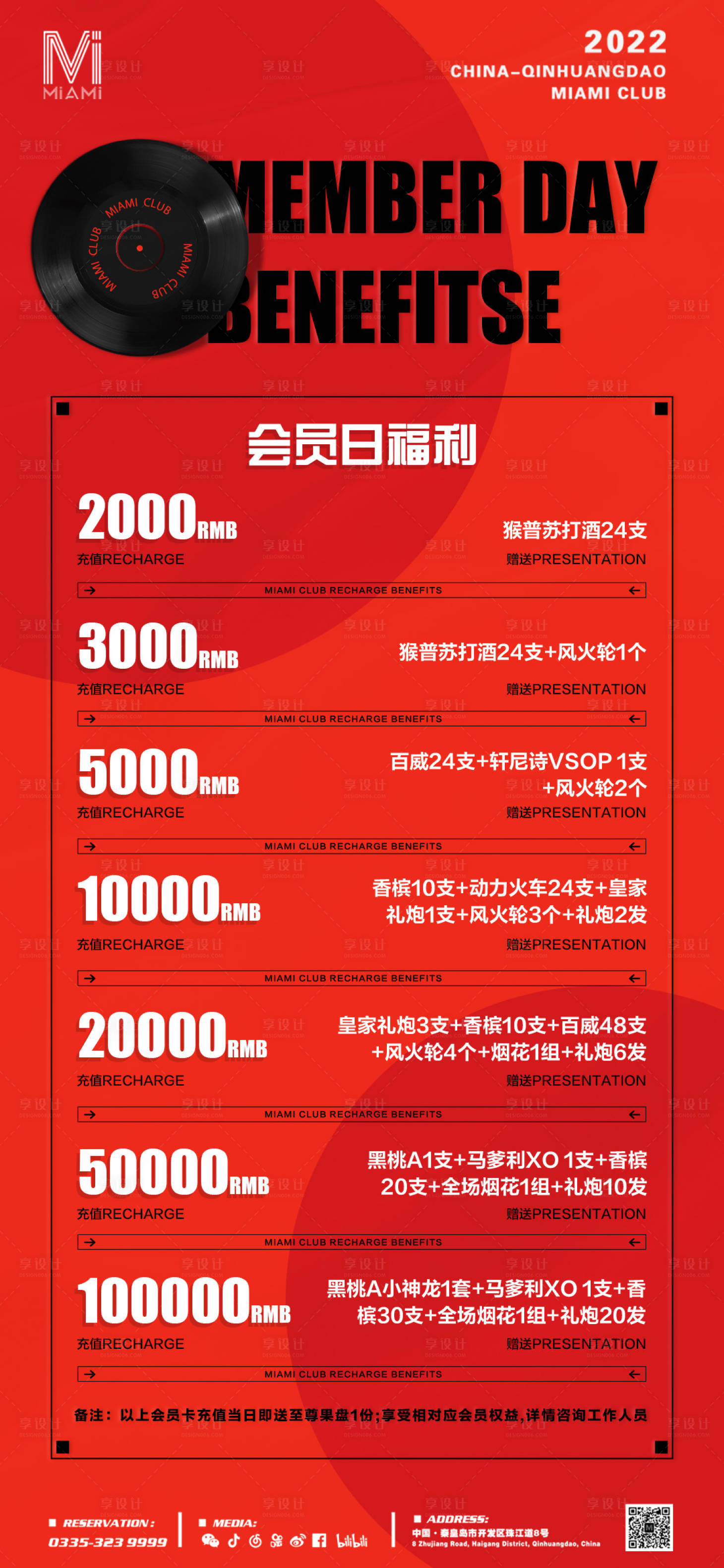 源文件下载【享设计】搜索编号：37830015015534695【酒吧夜店会员酒水套餐海报】