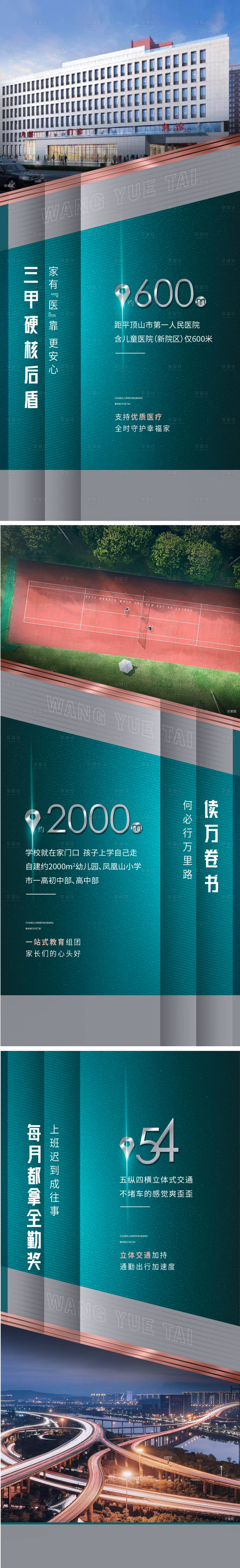 源文件下载【享设计】搜索编号：91490014870001931【地产医疗配套系列海报】