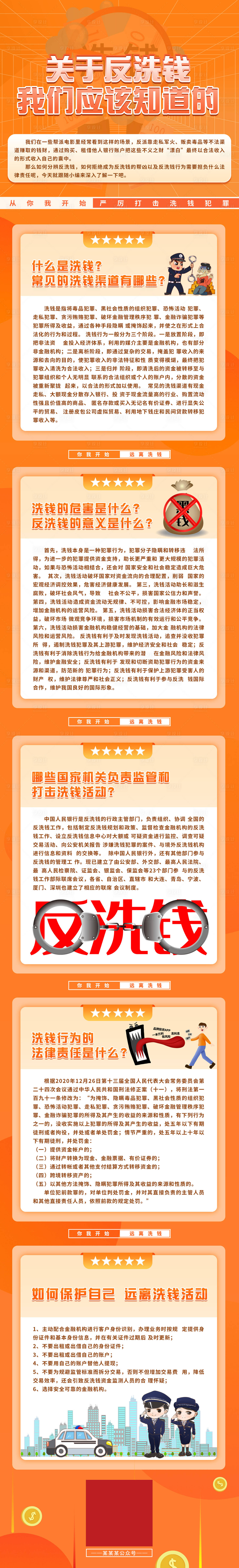 源文件下载【享设计】搜索编号：21690015028434002【反洗钱长图】