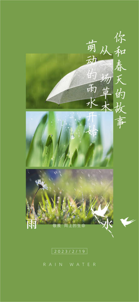 源文件下載【雨水海報】編號：96760014544534971