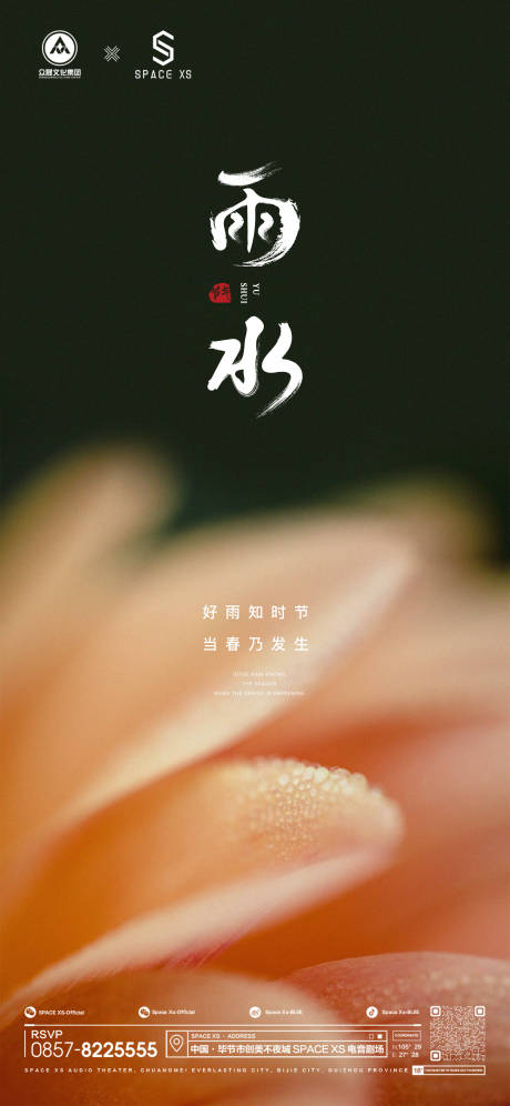 源文件下载【雨水节气海报】编号：95150014771663074