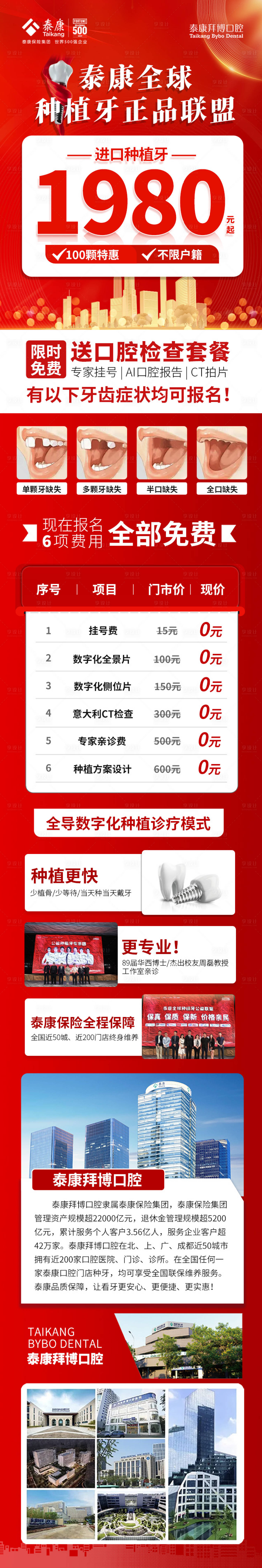 源文件下载【享设计】搜索编号：72450014476027452【种植牙抖音推广信息流长图】