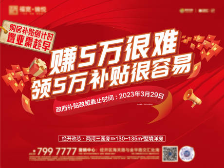 源文件下载【地产政策倒计时桁架海报】编号：77200014551308672