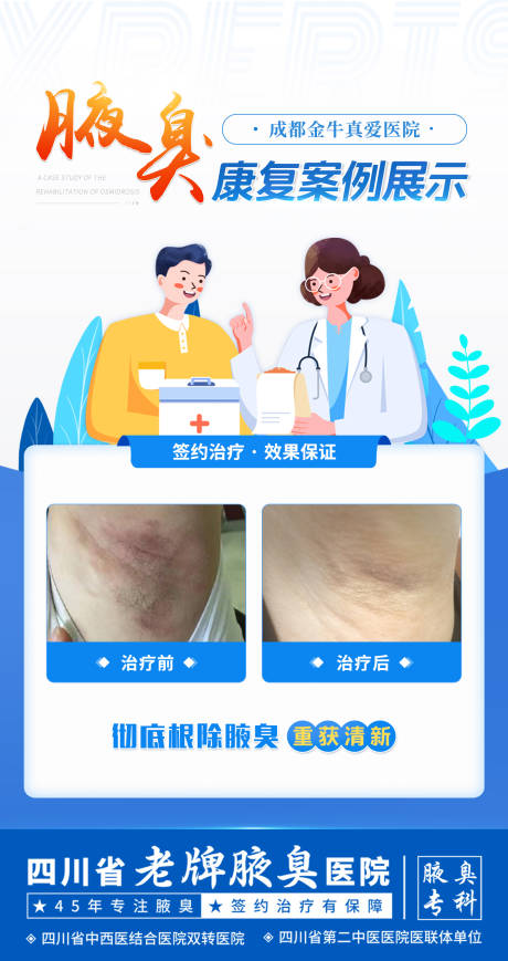 腋臭海报