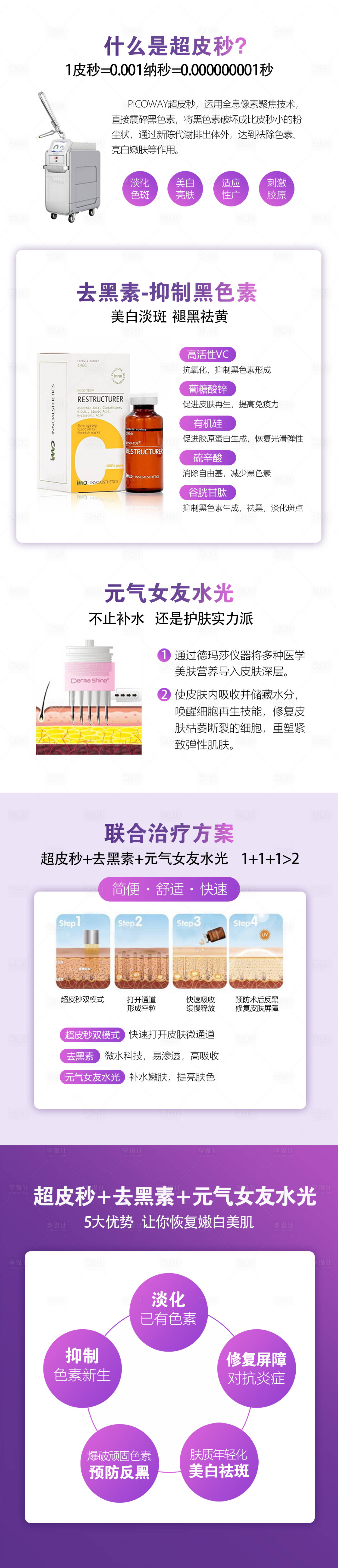 源文件下載【享設計】搜索編號：14780014816898416【美白淡斑套餐長圖海報】