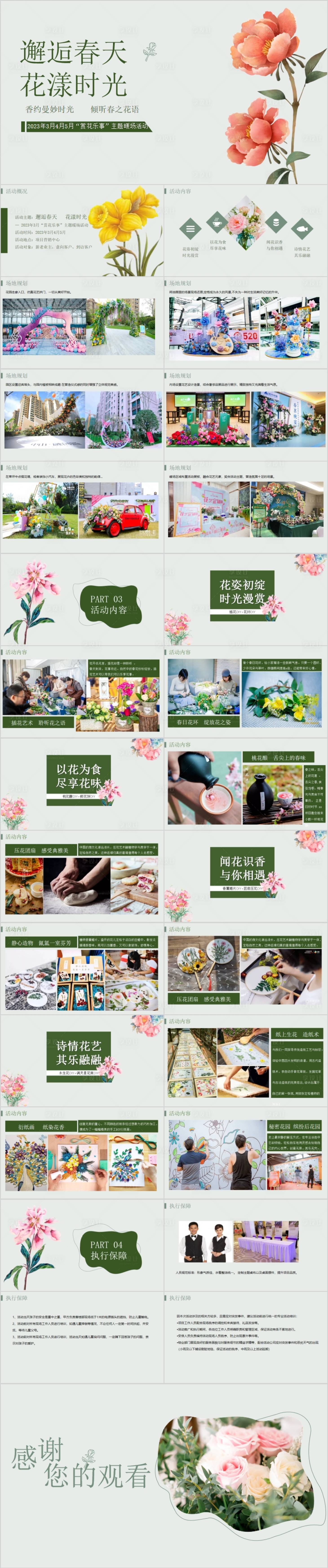 源文件下载【地产月度季度春季主题活动方案PPT】编号：54030015229165598